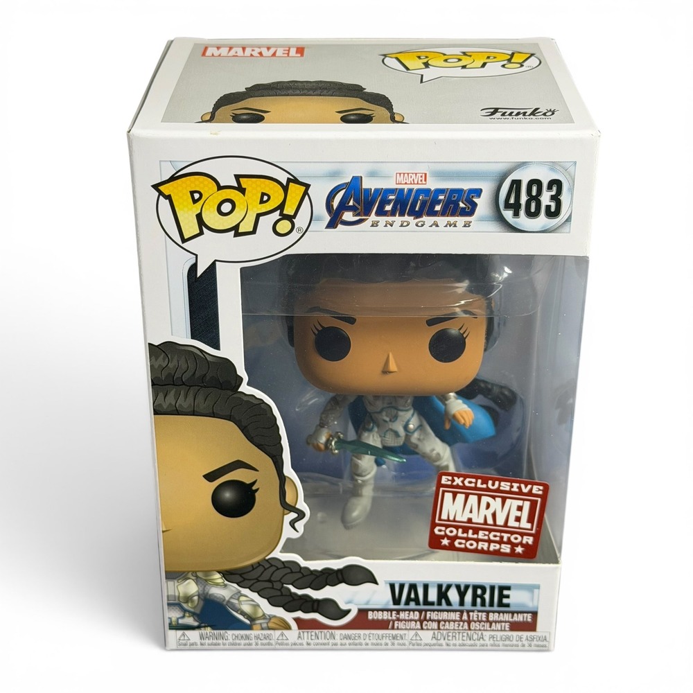 Funko Pop Marvel Avengers Endgame Valkyrie 483 Collector Corps Exclusive Figure
